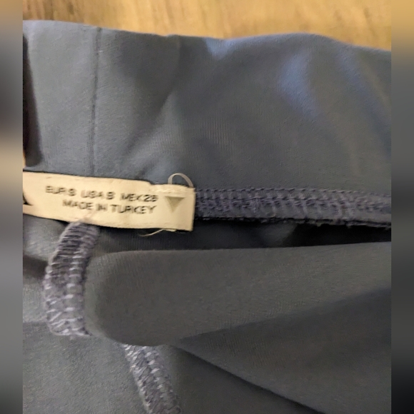 Zara blue pants slit leg - Picture 9 of 9